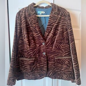 Velvet BODEN Animal Print Jacket